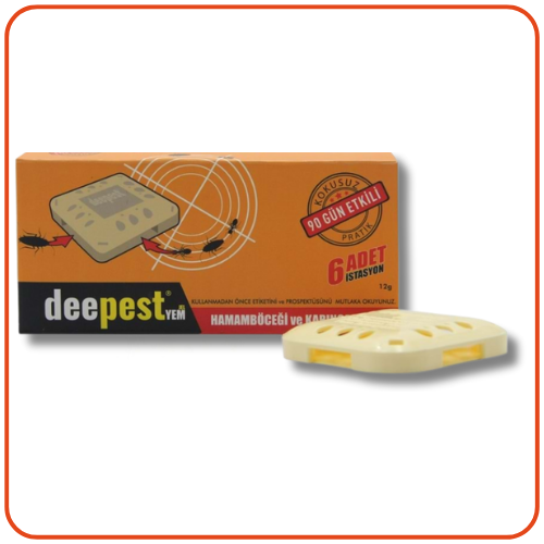 Deepest Hamamböceği ve Karınca Tablet Yem | 6 Kartuş